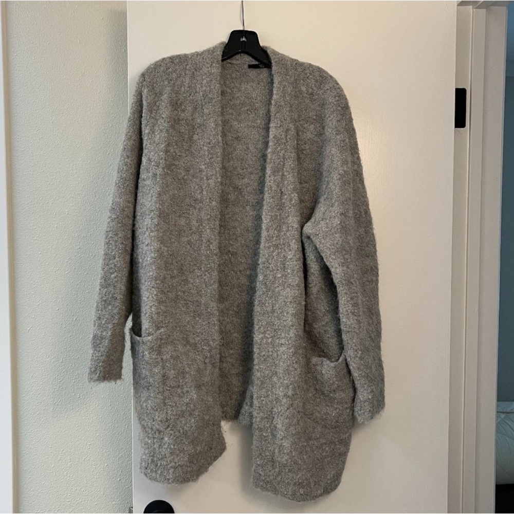 Tibi Alpaca Cardigan